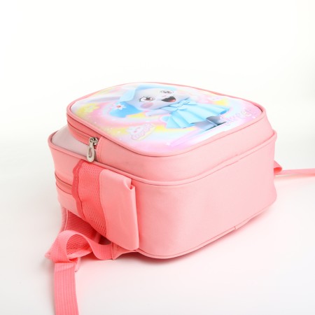 Baby backpack on lightning, "chosen", pink color-6
