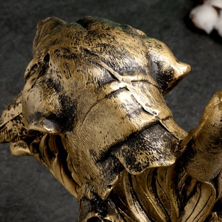 Standing for a bottle "Hunting" Bronze, 45x25x35cm-5