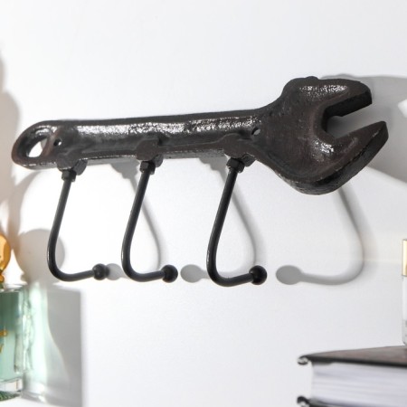 Hooks decorative cast iron "Divorce key" 11x24.5 cm-1