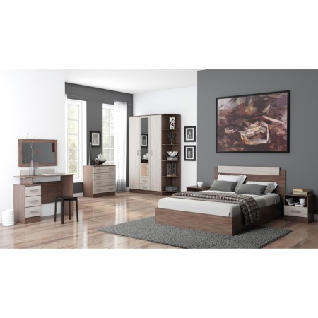 Tumbling bedside eco 400x375x468 ash shimo bright/dark-3