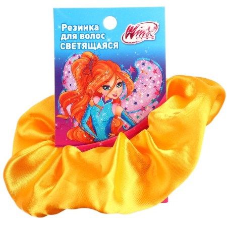 Hair elastic band glow, satin, Winx-4