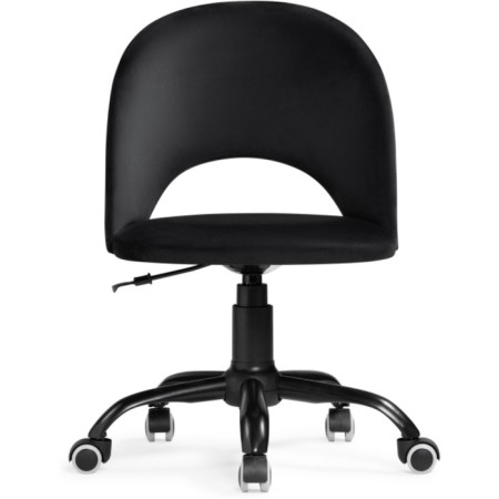 Computer chair Irre Metal/velor, black 56x60x87 cm-1