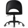 Computer chair Irre Metal/velor, black 56x60x87 cm