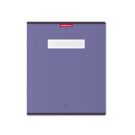 Notebook of 48 sheets in the Erichkrause Unicolor cage, cover coated cardboard, offset block, mix-2