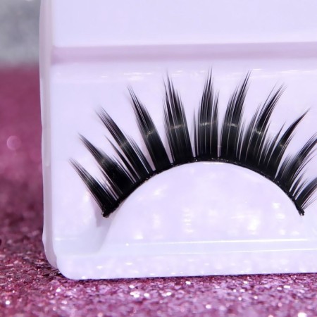 Falled eyelashes "volume", without glue, black color-2