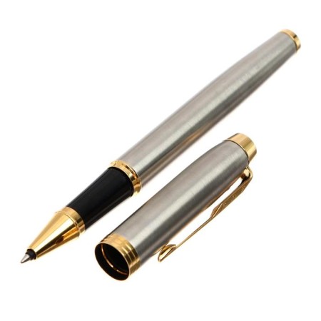 Set Parker IM Core TK223 Brushed Metal GT handle-roll + ballpoint handle, stainless steel case-6