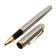 Set Parker IM Core TK223 Brushed Metal GT handle-roll + ballpoint handle, stainless steel case