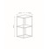 Shelving 2, 400x400x782, Black Muar/Dub Sonoma
