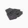Gloves (mittens) male, gray color, river 20