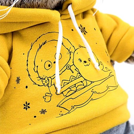 Soft toy "Basik", in a tracksuit, 22 cm-3