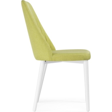 Stool on a metal frame hairdryer r metal/matting, white/green 46x56x91 cm-2