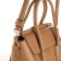 Women's bag with lightning, beige color