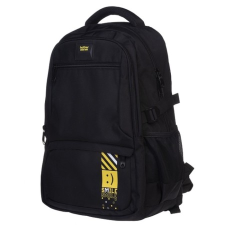 Youth backpack 46 x 32 x 17 cm, ergonomic back, Hatber Real "Smile", NRK_17136-1