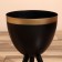 Kashpo on the stand "Blacks" metal (set 2 pcs), diameter 28 and 23 cm