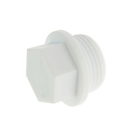 Polypropylene plug Valfex, threaded, 3/4 "