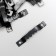 Tough suspension for paintings, photo frames metal (set 40 pcs) black 4x0.5 cm