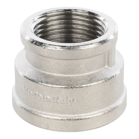 The coupling Stout SFT-0006-001141, 1 1/4 "x 1", internal thread, transition, nickel. brass
