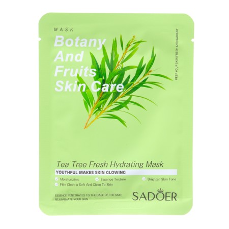 A set of moisturizing, fabric facial masks "Botanika No. 1", 5 pcs-3