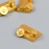 Polystone souvenir "Gold Eathes with coins" 2.5x1 cm