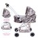 The stroller is universal for dolls, with a bag, with a basket, a metal frame