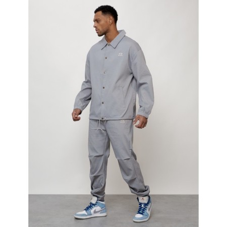 Sports suit men's, size 50, gray color-1