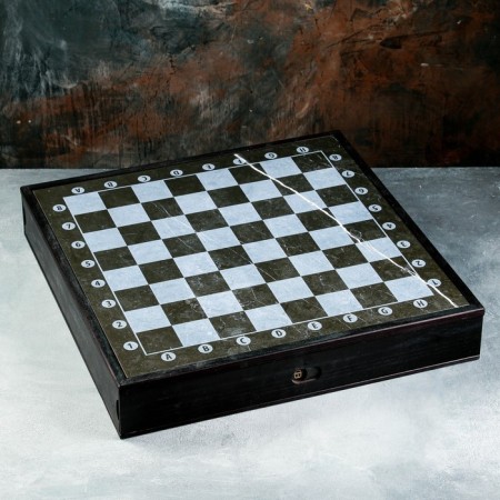 Chess "North" 32pcs/8cm, included figures and board-5