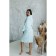 Frequency bathrobe, size 50, blue color