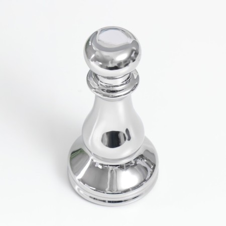 Souvenir ceramics "Chess figure. Pig" silver 16x7.5x7.5 cm-1