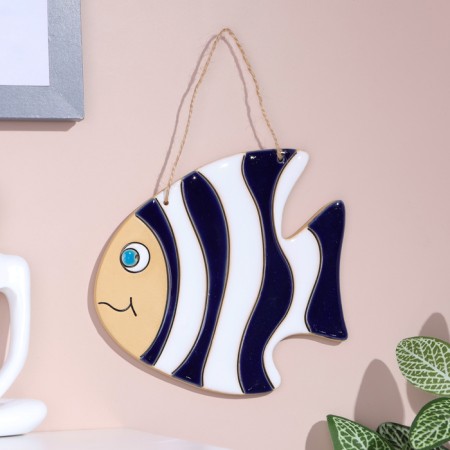Souvenir "Pisces Street", 8 cm, majolica-1