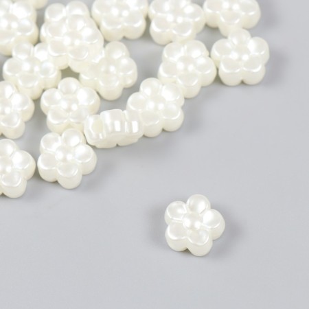Beads for creativity plastic "Pearls" set of 30 pcs 0.6x1.3x1.3 cm