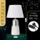 Table lamp "Luck" 1he14 40W white 22x22x39cm