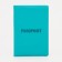 Cover for passport, blue color