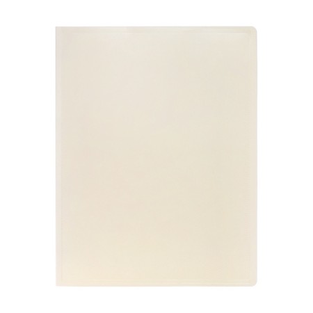 Folder on 4 rings A4, Calligrata, 40 mm, 700 μm, panoramic, with facial pockets, white-1