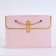 Package for flowers, handle chain, "pink", with gold embossing, 15 x 10.5 x 10 cm