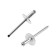 Rivets exhaust tundra krep, aluminum-steel, led. Bogot 14 mm, 4.8x12 mm, 50 pcs.