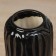 VAZA Ceramics Table "Liam" D-6CM, H-20x10 cm, black