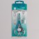 Scissors are manicure, bent, 9.5 cm, on the blist, the color is silver, B-128-D-s.