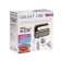 Mixer Galaxy Line GL 2228, manual, 700 watts, 5 speeds, silver-black