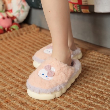 Baby slippers, size 24-25, lilac