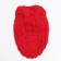 Knitted sweater, velor, size L (DS 35, Osh 30, OG 45 cm), red