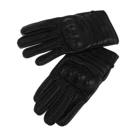 Motorcycle gloves with protective inserts, leather, size XL-3
