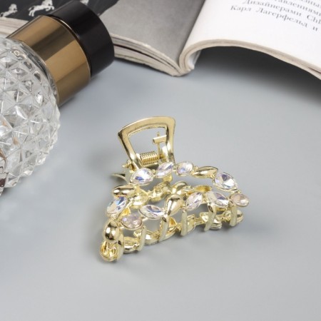 Hair crab "Kalie" arc, 5 cm, gold