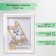 Photo frame plastic L-2 15x21 cm white (plastic screen)