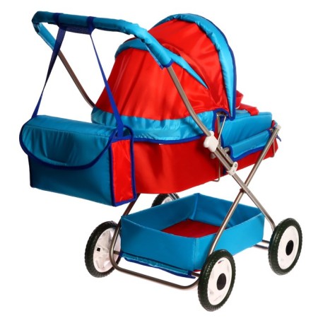 Puppet stroller No. 14, red-blue color-2