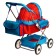Puppet stroller No. 14, red-blue color