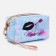 Cosmetic bag with lightning, blue color