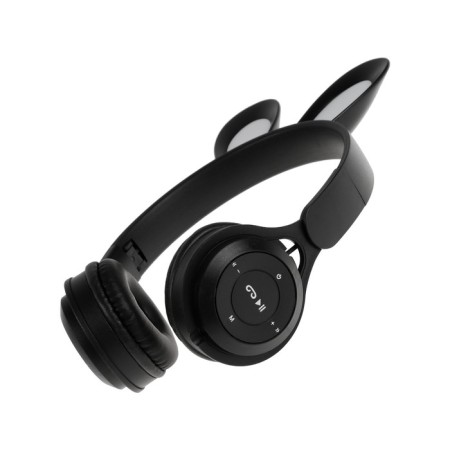 Wireless headphones Y08R, invoices, children's, BT 5.1, backlight, 400 mAh, black-2