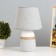Randy table lamp E14 40W white-gray 20x20x32 cm Risalux