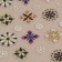 Nail stickers "Festive mood", voluminous, multi -colored
