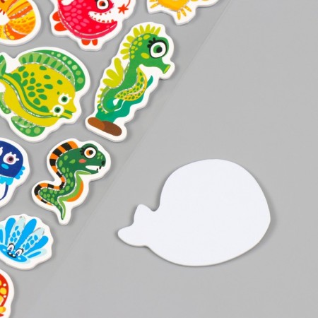 Stickers for creativity Paper "Fish World" 15x30 cm-3
